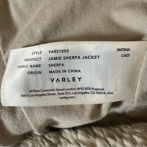 Varley Jamie Sherpa Jacket - Picture 8 of 9